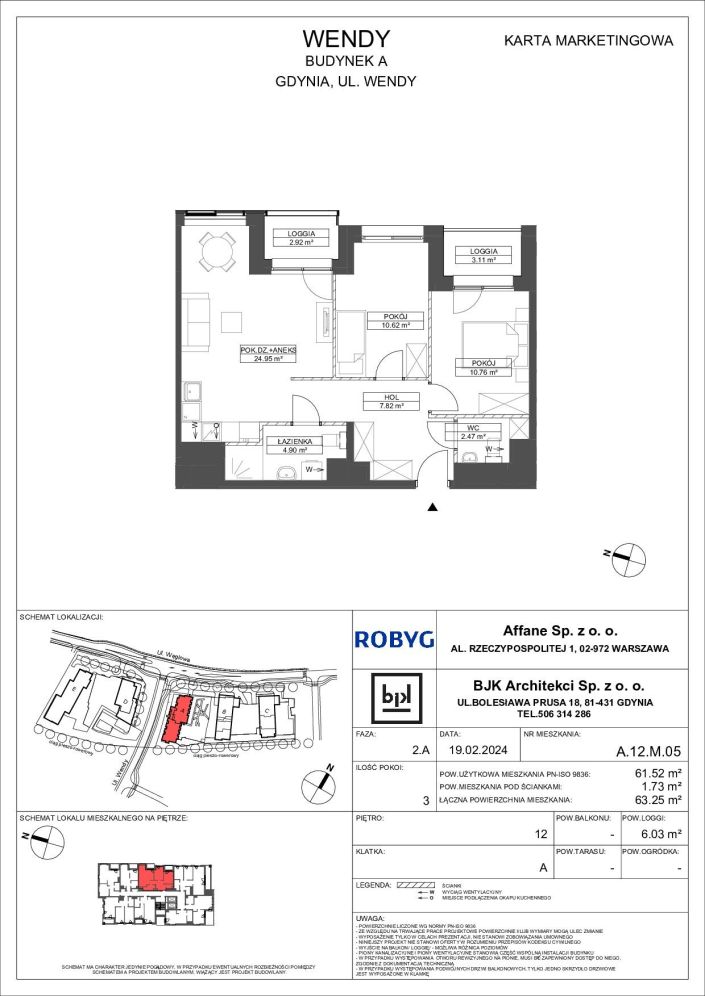 Mieszkanie 61.52 m&sup2; Gdynia Śródmieście: zdjęcie 94735041