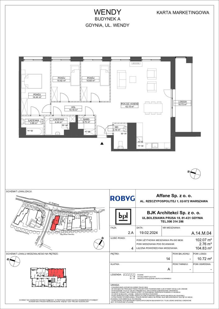 Mieszkanie 102.07 m&sup2; Gdynia Śródmieście: zdjęcie 94735049