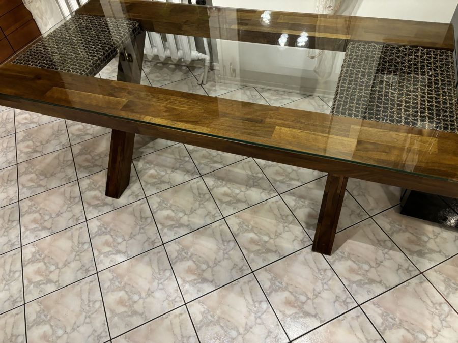 Meble Vinotti tahiti: komoda, stół, witrynka, sypialnia: zdjecie 97690831