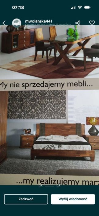 Meble Vinotti tahiti: komoda, stół, witrynka, sypialnia: zdjecie 97690836