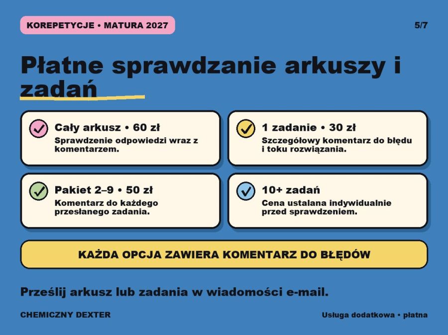 Korepetycje z chemii. Przygotowanie do matury u studenta Medycyny.: zdjecie 99284692
