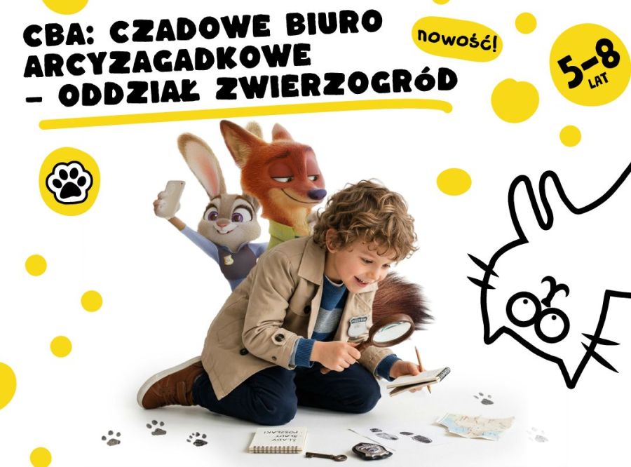CBA: Oddział Zwierzogród - urodzinki dla dzieci 5-8 lat