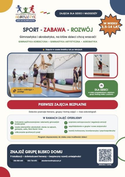 Zajęcia gimnastyczno-akrobatyczne dla dzieci w wieku 4-13 lat !!: zdjecie 99328169