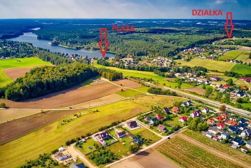 Działka budowlana blisko jeziora Gołubie 960m2 MPZP: zdjecie 65831163