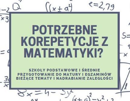 Korepetycje z Matematyki - Orunia Górna/Maćkowy/Borkowo/Kowale