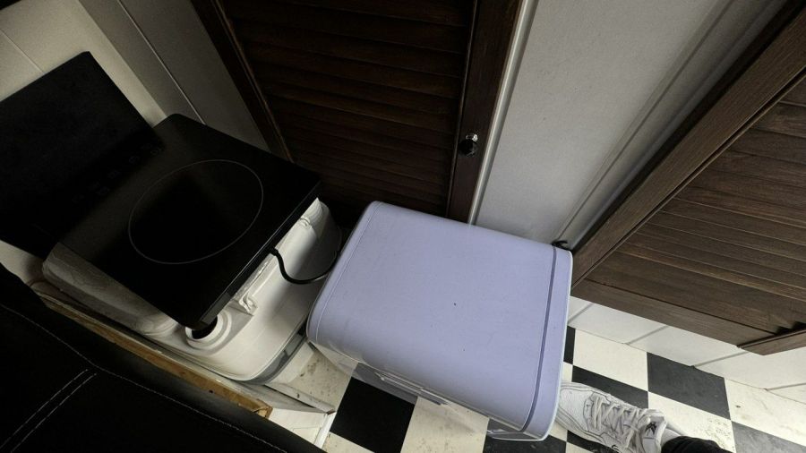 Renault Trafic Kamper long WC tv kuchenka lodówka przetwornica  markiza x2 łóżko: zdjecie 97673372