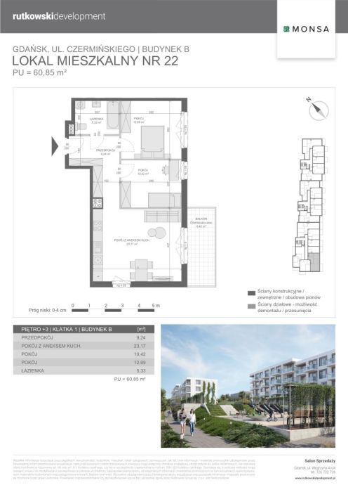 3 pokojowe -  Gdańsk Jasień: zdjecie 99356466