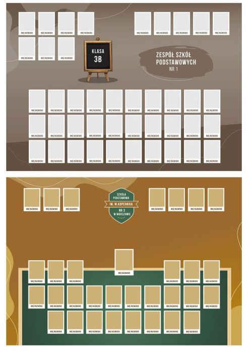 Tablo Szkolne Szablony 9 Wzorów Format PSD: zdjecie 96105901