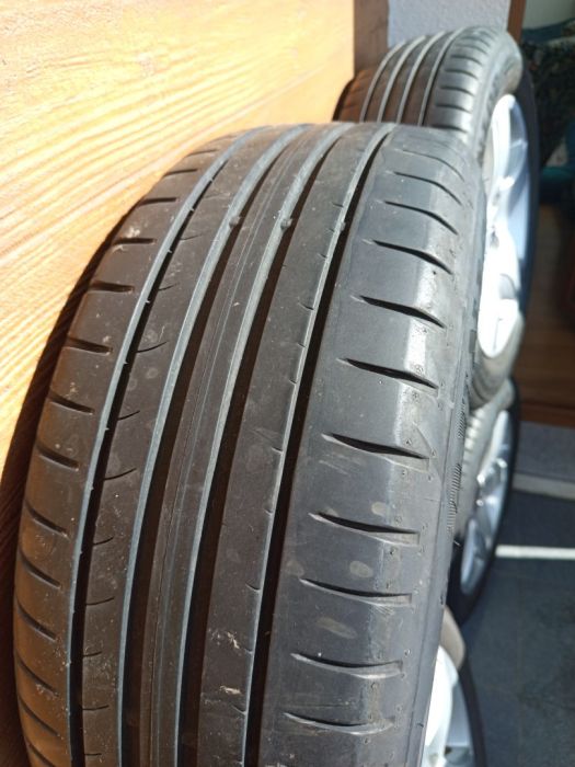 Sprzedam alufelgi do Peugeota z oponami Dunlop 215/60R16: zdjęcie 98324748