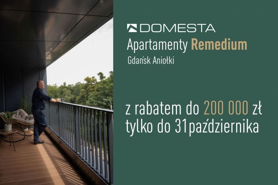 Remedium A.2.3 – gotowy apartament 49,46 m&sup2;, 2 pokoje, loggia 9,82 m&sup2;, wyposażenie w cenie, przy GUMed i PG: zdjecie 99526841