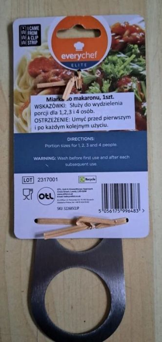 Miarka do makaronu Spaghetti: zdjecie 97044083