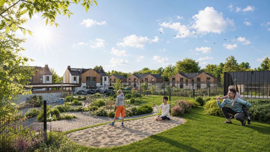Dom 91 m² z ogrodem i poddaszem|Prywatne osiedle|Gdańsk Matarnia: zdjecie 99393852