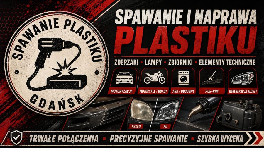 Spawanie plastiku Gdańsk zderzaki, lampy, zbiorniki: zdjecie 99096113