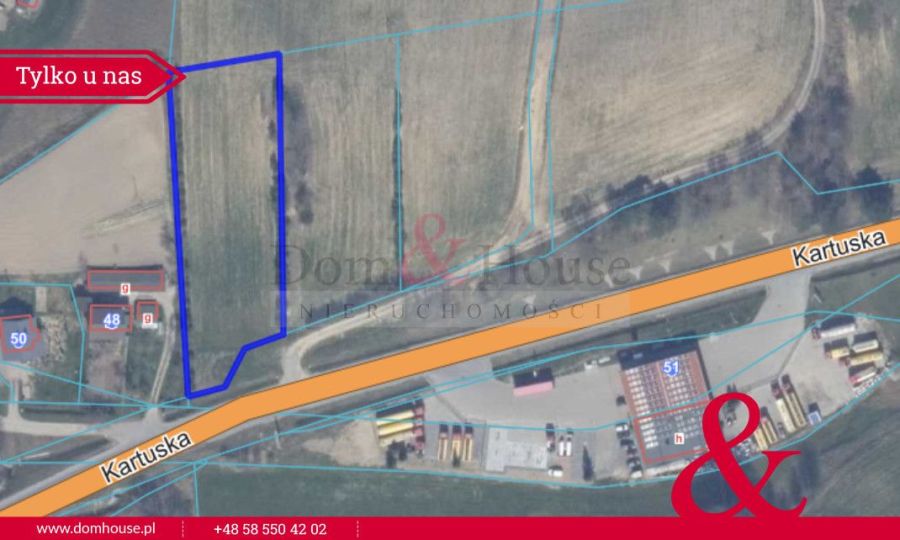 Działka przy drodze asfaltowej: zdjecie 97571250