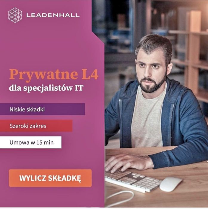Prywatne L4 - Ubezpieczenie od utraty dochodów: zdjecie 97584709