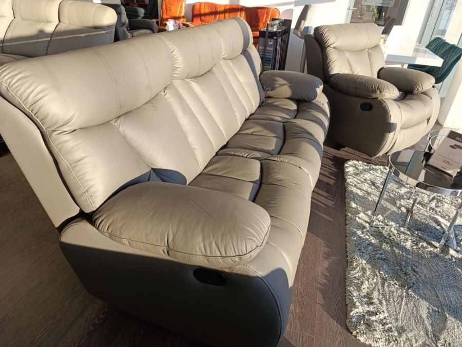 Komplet Granada 3+1+1 ! Skóra + eko! Dostępny od zaraz!: zdjecie 97618681