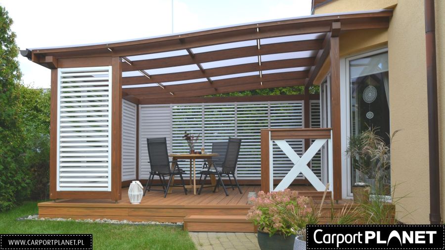 Zadaszenie tarasu z drewna BSH: zdjecie 97637661