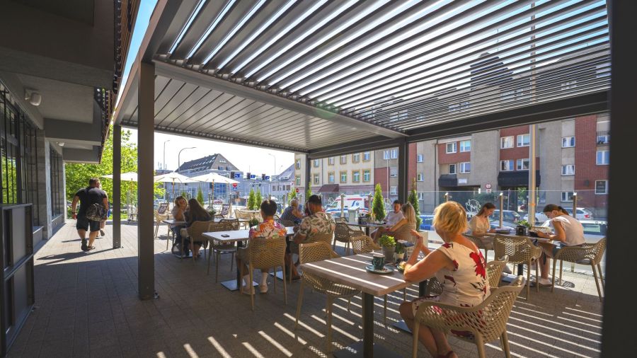 Zadaszenie pergola tarasowa lamelowa: zdjecie 97637678