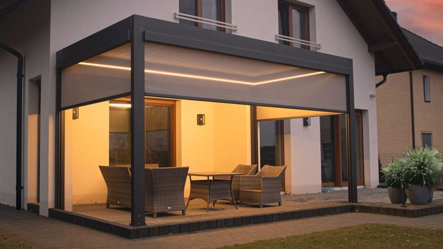 Zadaszenie pergola tarasowa lamelowa: zdjecie 97637679
