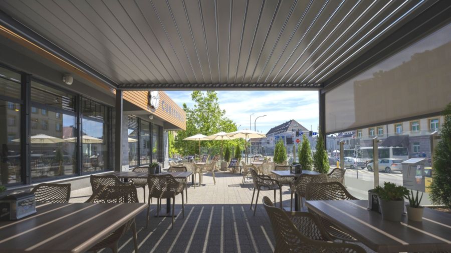 Zadaszenie pergola tarasowa lamelowa: zdjecie 97637680