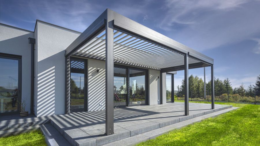 Zadaszenie pergola tarasowa lamelowa: zdjecie 97637683