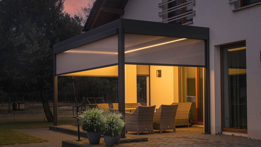 Zadaszenie pergola tarasowa lamelowa: zdjecie 97637685
