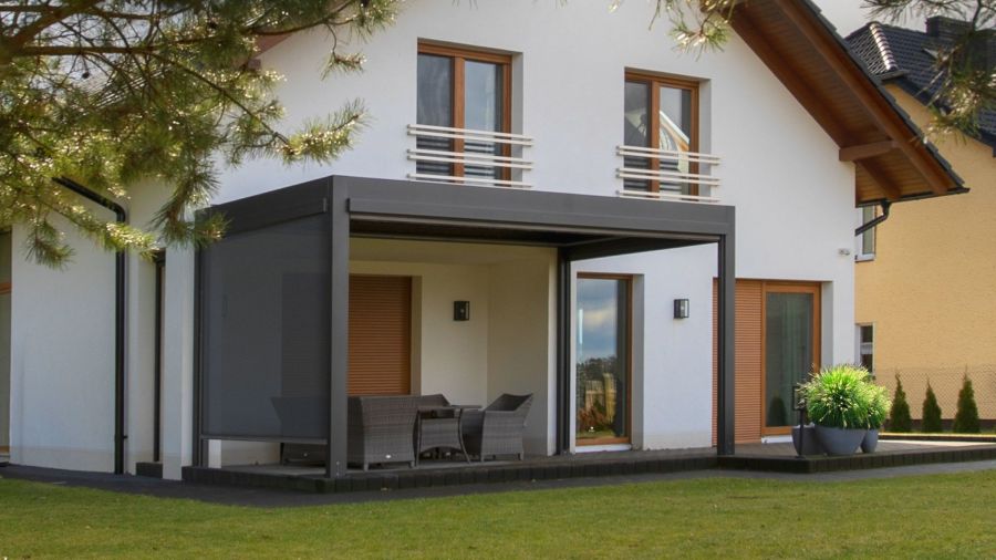 Zadaszenie pergola tarasowa lamelowa: zdjecie 97637686