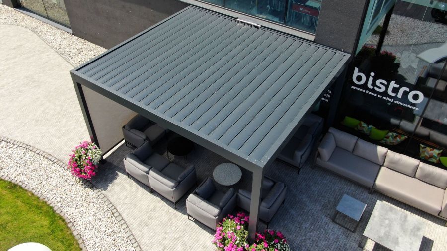 Zadaszenie pergola tarasowa lamelowa: zdjecie 97637687