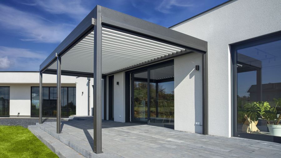 Zadaszenie pergola tarasowa lamelowa: zdjecie 97637689