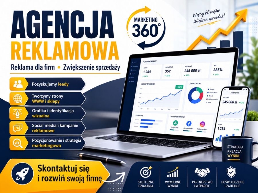 Agencja reklamowa- reklama dla firm, zwiększenie sprzedaży,