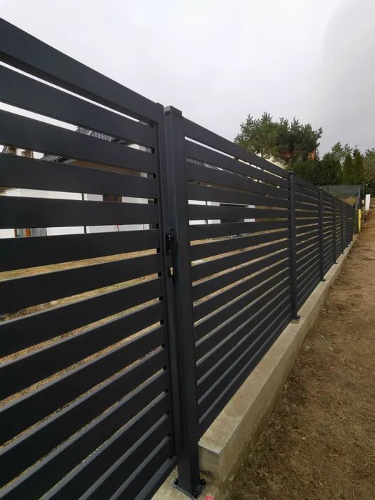 Brama rozwierna nowoczesna palisada 150cmx400cm OC: zdjecie 97712436