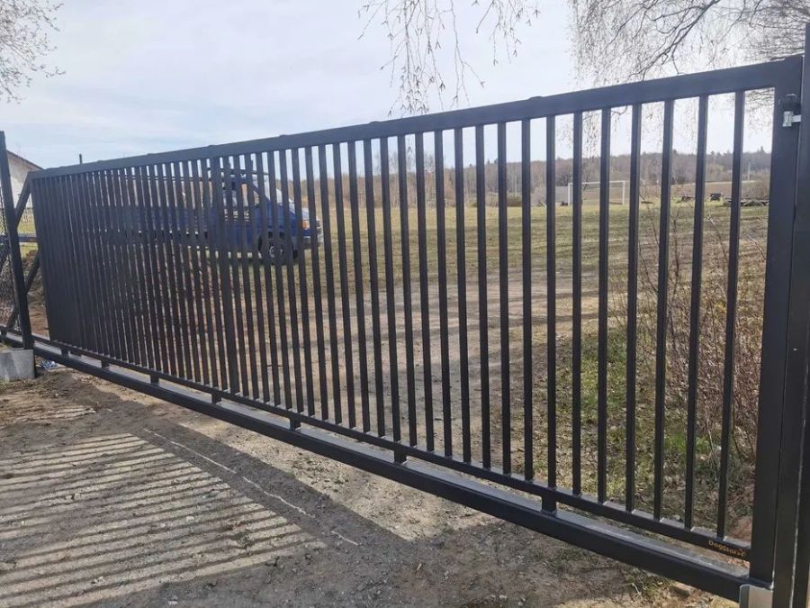 Brama rozwierna nowoczesna palisada 150cmx400cm OC: zdjecie 97712439