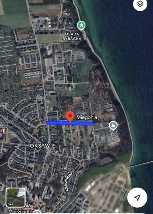 Narożna działka budowlana blisko morza