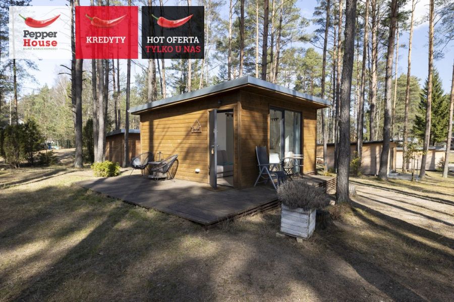 Jezioro Garczyn działka z 4 domkami po 20,45m2: zdjęcie 98765944