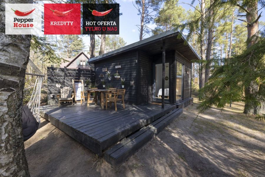 Jezioro Garczyn działka z 4 domkami po 20,45m2: zdjęcie 98765945