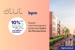 INPRO S.A. - nowość!! - Atut - mieszkanie 2-pok. 46.05 m2 ogródek