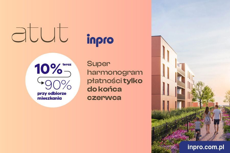 INPRO S.A. - nowość!! - Atut - mieszkanie 2-pok. 44.09 m2