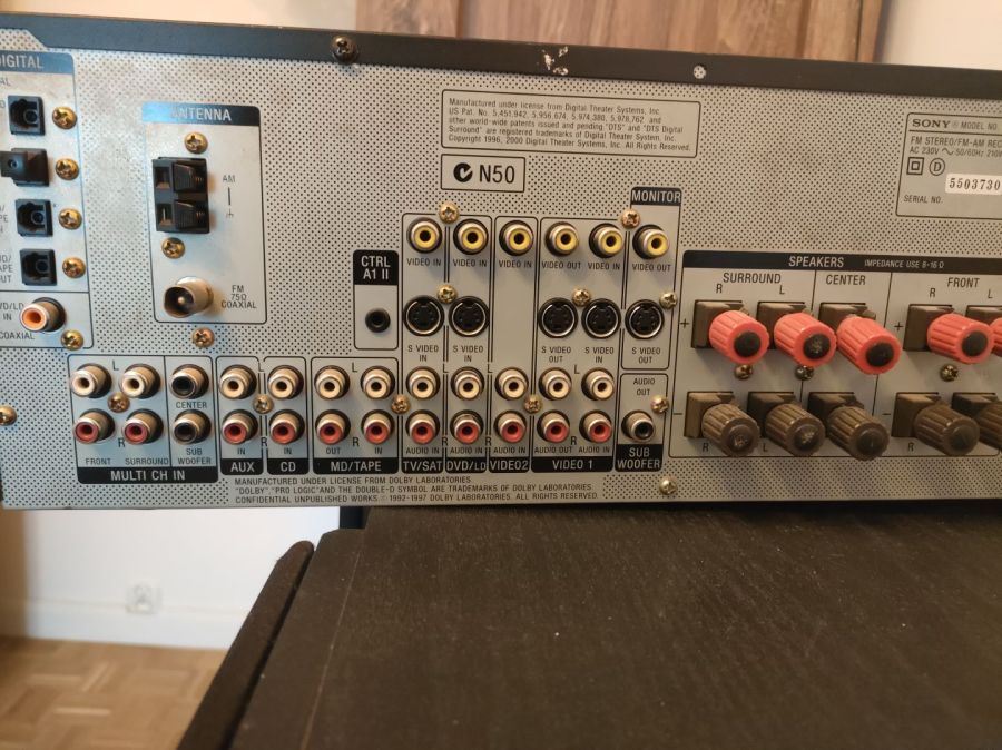 Amplituner Sony-STR-DE675 210w z kolumnami VK 100w: zdjecie 98011631