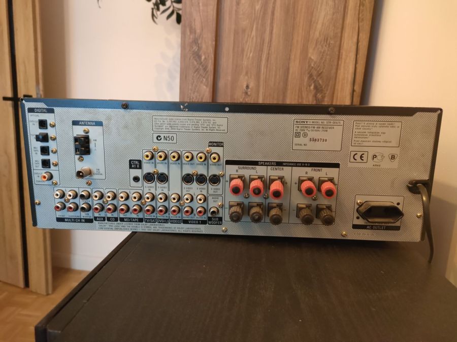 Amplituner Sony-STR-DE675 210w z kolumnami VK 100w: zdjecie 98011633