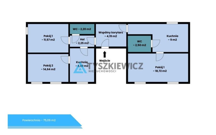 4 pokoje blisko Nowej Motławy | Kamienica | 75 m&sup2;: zdjęcie 98062491