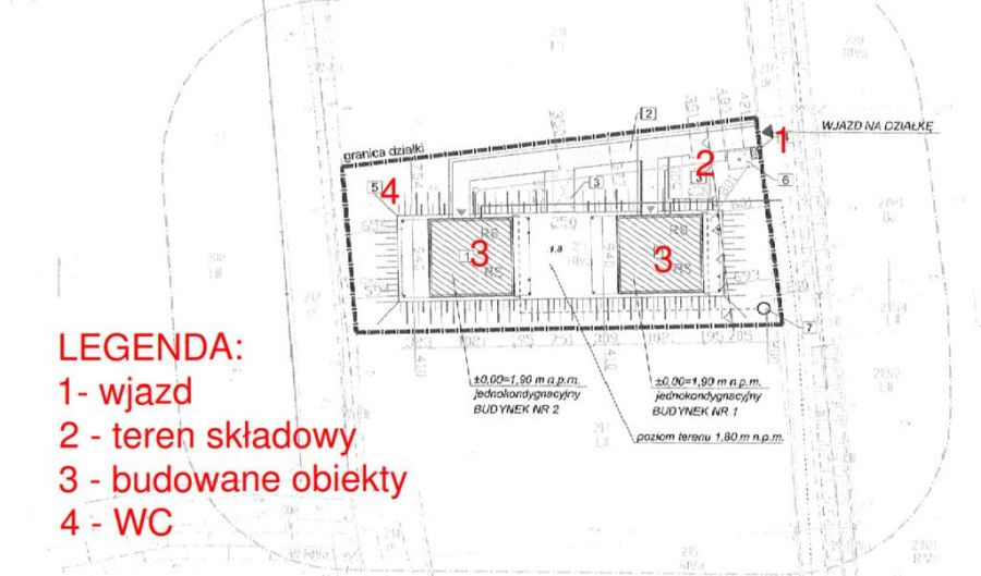 Gotowa inwestycja - pozwolenie na budowę 2 domów!