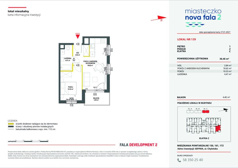 Kompaktowe mieszkanie/36,46m2/ul.Morska, Gdynia/Miasteczko Nova Fala: zdjecie 99410586