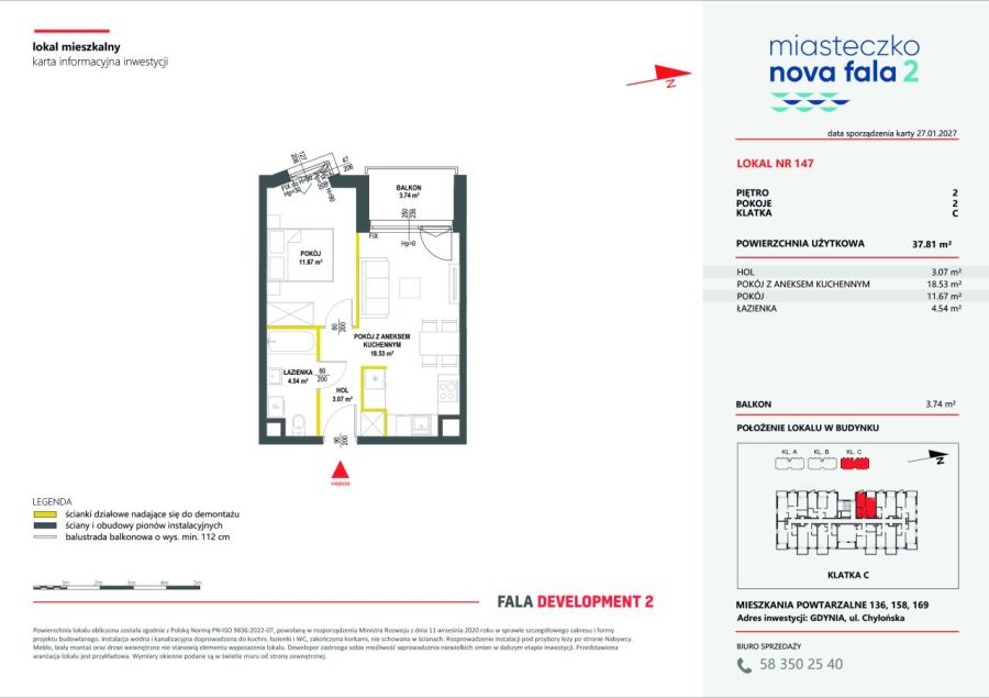 Mieszkanie z balkonem/37,81/ul.Morska, Gdynia: zdjecie 99410595