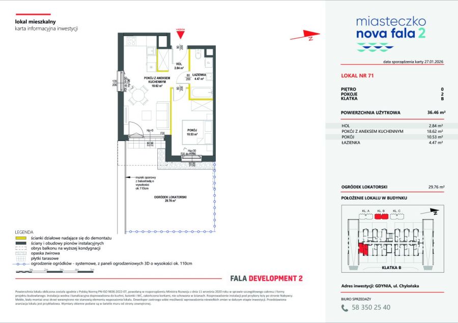 Mieszkanie 2 pokojowe z ogródkiem idealne na start!/ul.Morska, Gdynia: zdjecie 99410652