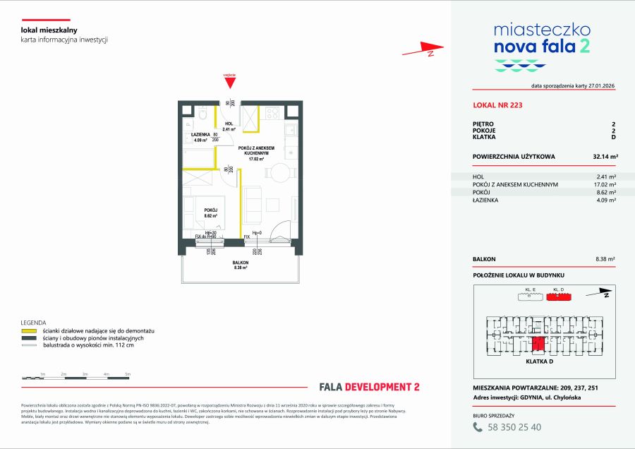 2 pokoje | 2 piętro | blisko SKM Cisowa, ul. Morska, Gdynia: zdjęcie 98192881