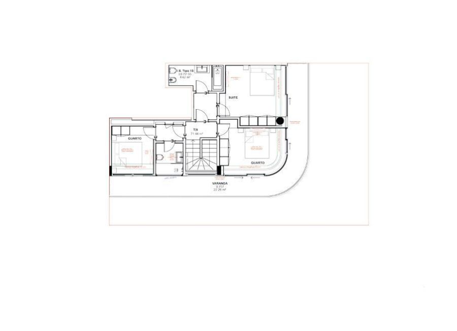 Dwupoziomowy apartament w Barreiro: zdjecie 98300391