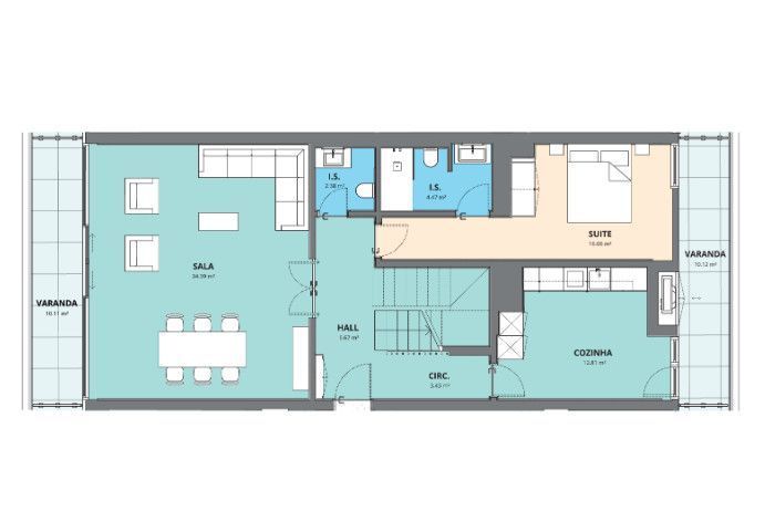 Przestronny, dwupoziomowy apartament w Barreiro: zdjecie 98302791