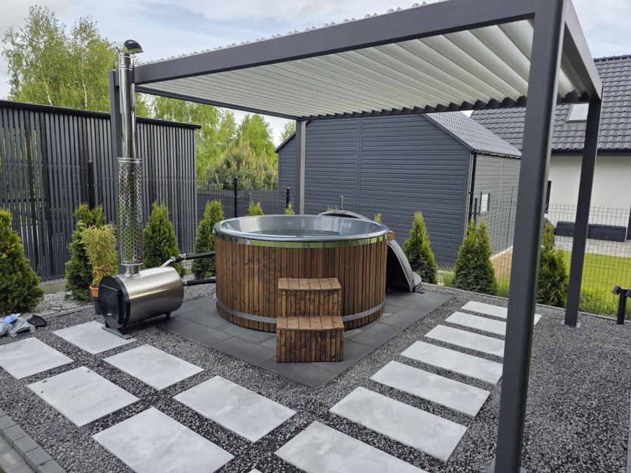 Balia ogrodowa Jacuzzi na drewno: zdjecie 98306446