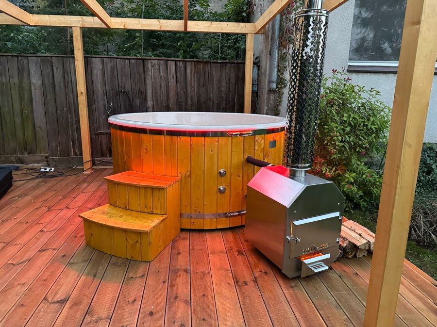 Balia ogrodowa Jacuzzi na drewno: zdjecie 98306448