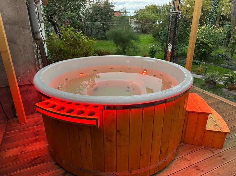 Balia ogrodowa Jacuzzi na drewno: zdjecie 98306449